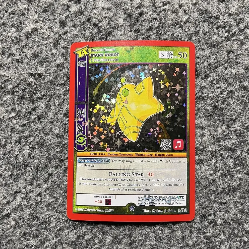 Metazoo HiroQuest Stars Robot Full Holo 1/38 Apple Music NM Pack Fresh